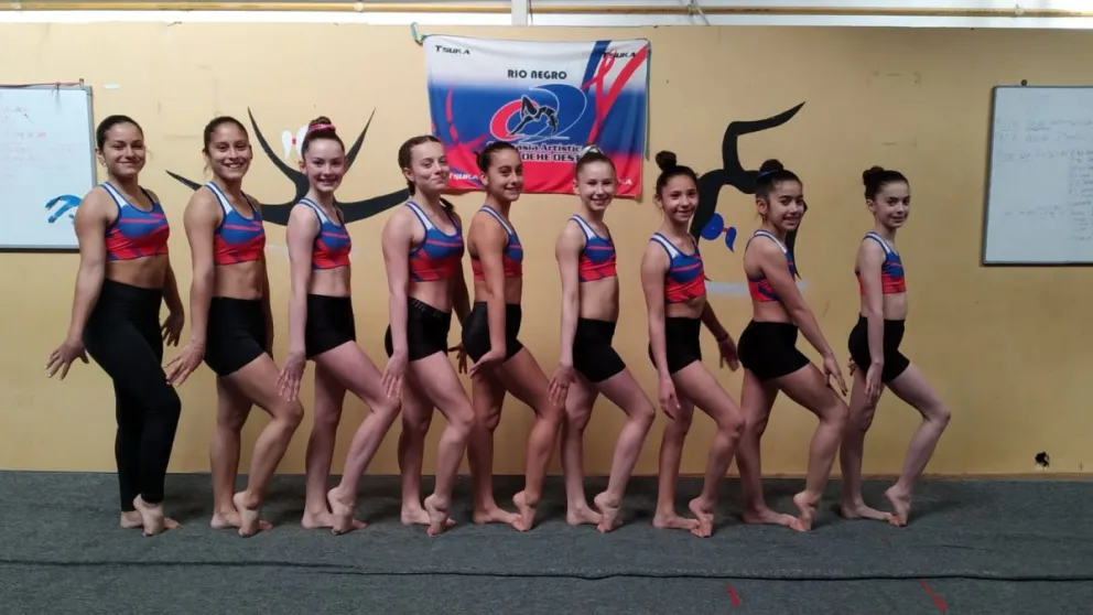 Gimnastas de Bariloche Oeste viajan con la selección rionegrina al campeonato nacional