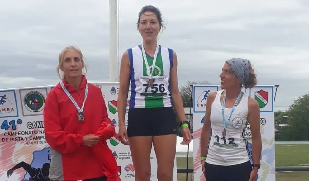 Marta Ressia se coronó Campeona Nacional Master