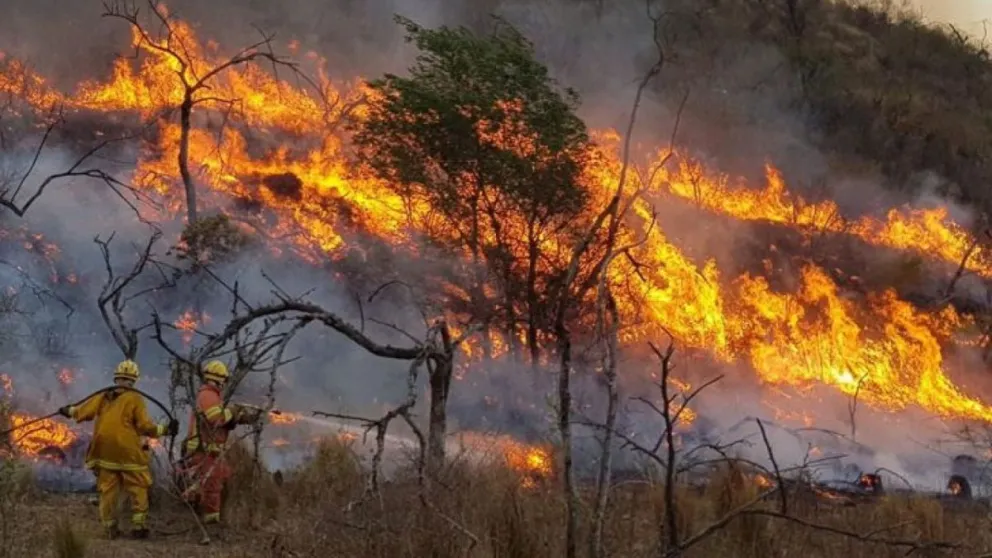 Crece el temor ante fuertes vientos que podrían propagar las llamas hacia las zonas pobladas 