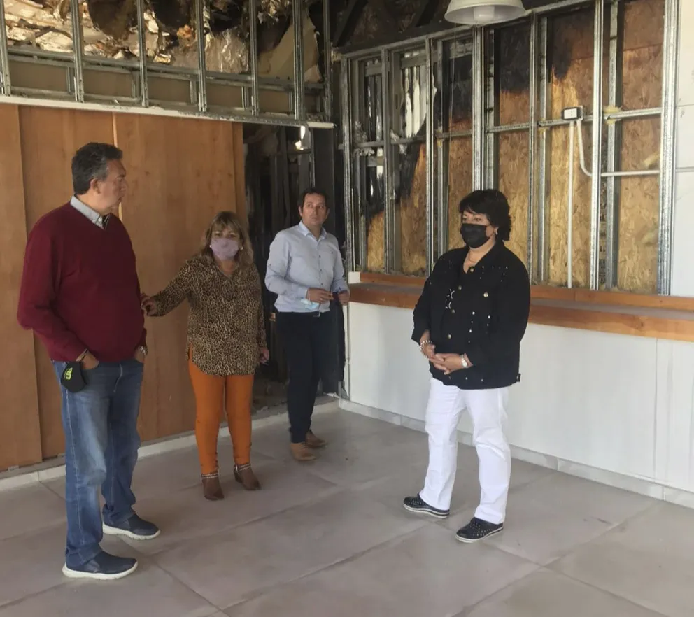 Comienzan los trabajos para la reconstrucción del Centro de Informes Turísticos de El Bolsón 