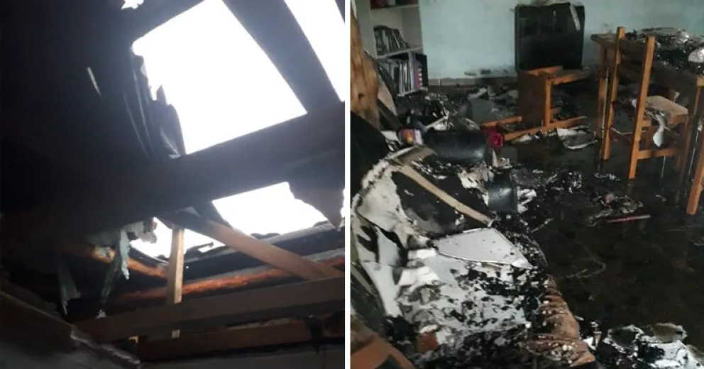 Una familia perdió casi todo en un incendio y necesita una mano de la comunidad