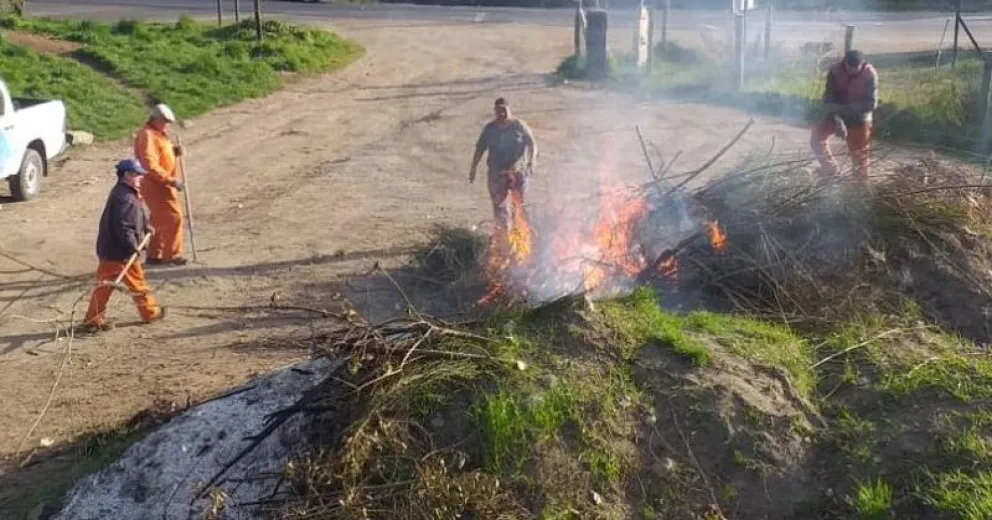 Atención por posible presencia de humo en el este