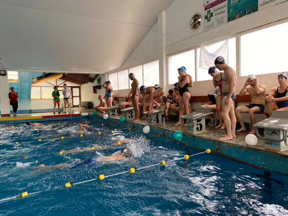 La natación se reunió a festejar en Pehuenes