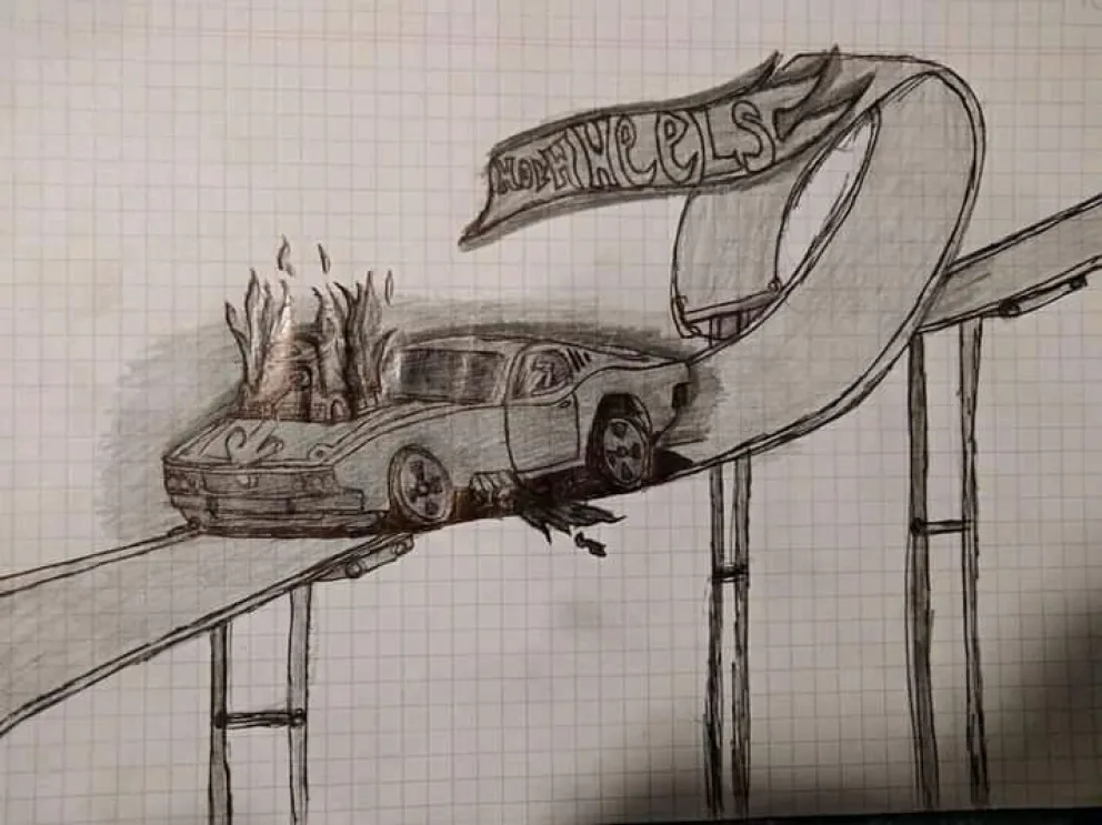 Los dibujos que dejó Santiago 