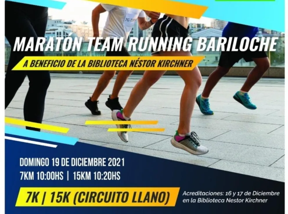 Se viene la Maratón Team Running Bariloche