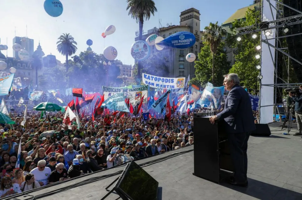 Alberto Fernández en el acto del día de la militancia: "Se inicia una segunda etapa de este gobierno”