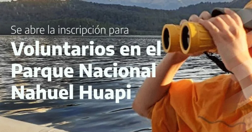 Se abre la inscripción para el Programa de Voluntario Social en el Parque Nacional Nahuel Huapi