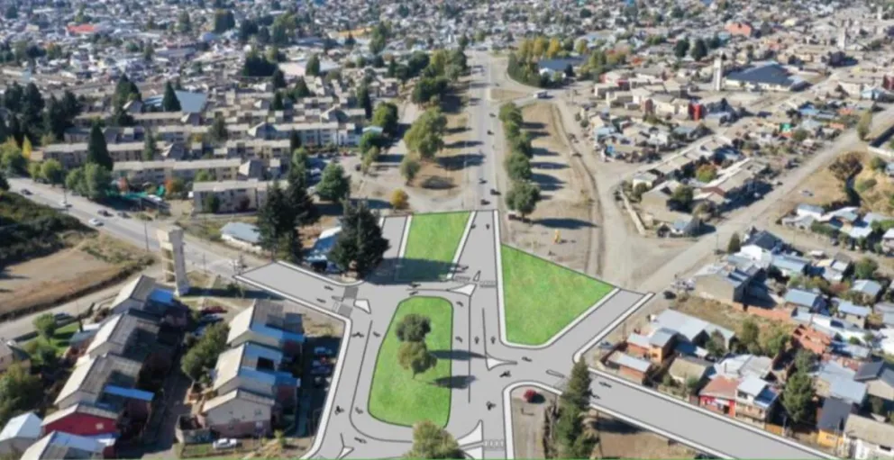 Mirá la rotonda que construirá el municipio en Beschtedt y ruta Juan Herman
