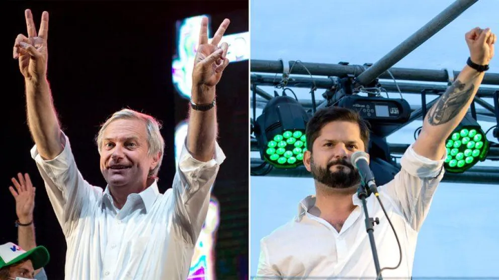 Elecciones en Chile: Habrá ballotage entre el pinochetista Kast y el candidato de izquierda Boric 