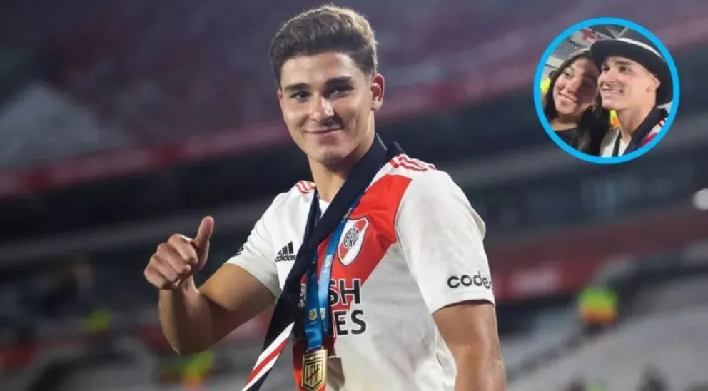 Por fin conoció al goleador: Luego del video viral, llegó la foto de Julián Álvarez con Luciana Milessi