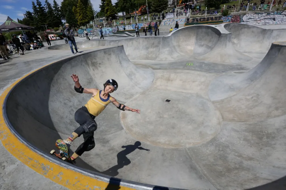 Los argentinos se lucieron en la final internacional de skate en Bariloche