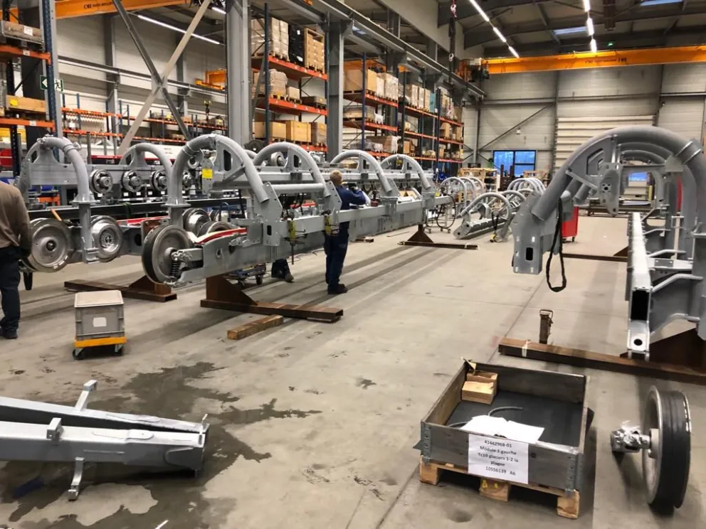 Parte de las nuevas aerosillas del Catedral ya están listas para ser enviadas desde Francia