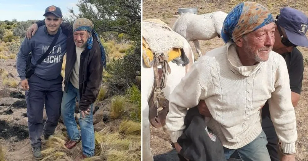 Pudo sobrevivir cinco días en la meseta por tener agua cerca