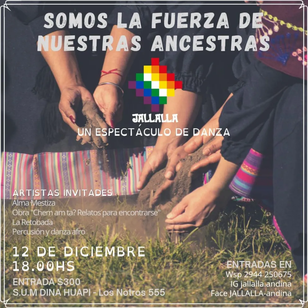 Jallalla  presenta el espectáculo "Somos la fuerza de nuestras ancestras"