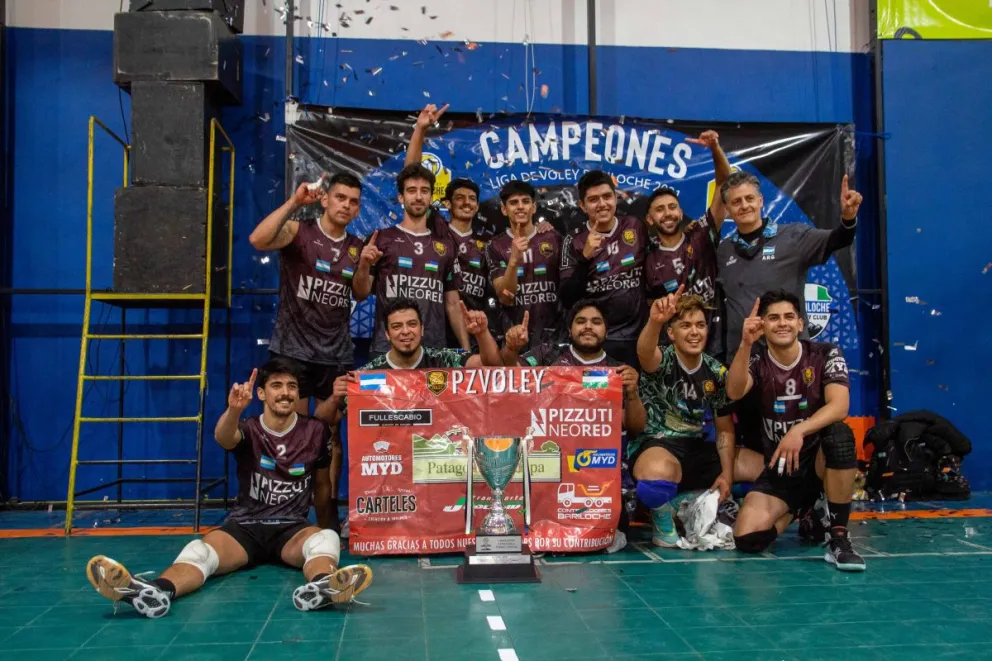 San Patricio y PZ Pizzuti se quedaron con el título de la Liga de Vóley Bariloche