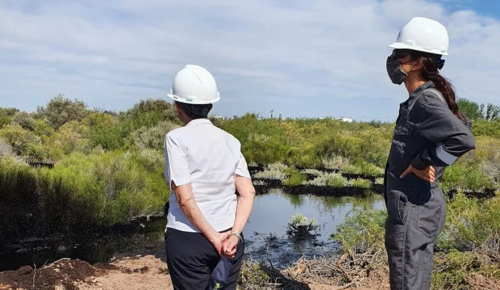 Río Negro realizó controles y pidió informes por la rotura de un oleoducto en el área Medanito