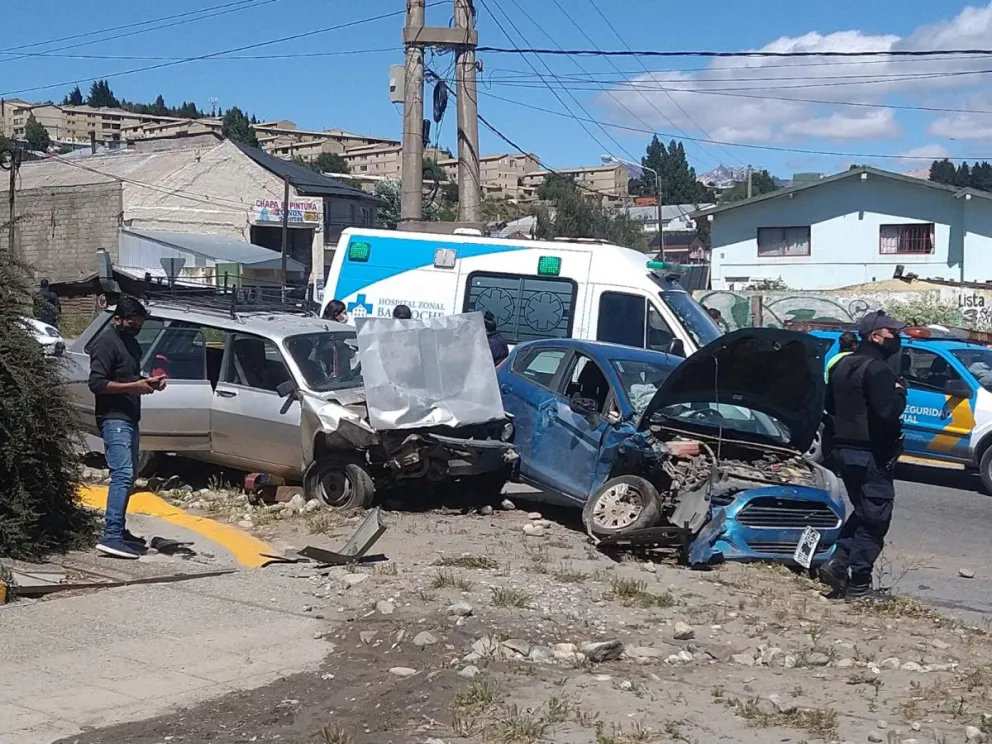 Una mujer herida en un violento choque en Beschtedt y Brown