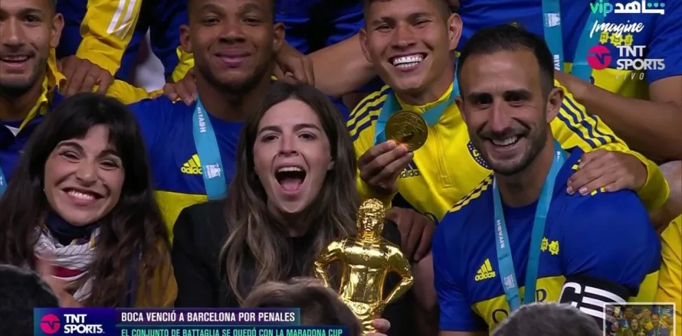Boca superó a Barcelona por penales en Arabia y se quedó con la Maradona Cup