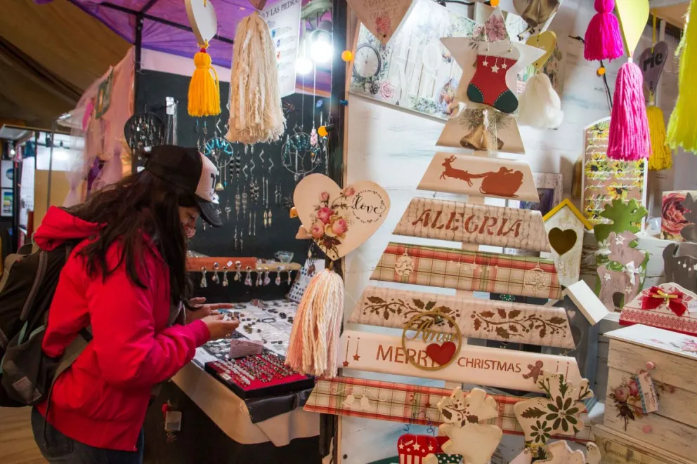 Invitan a comprar productos bien de Bariloche. Foto: gentileza