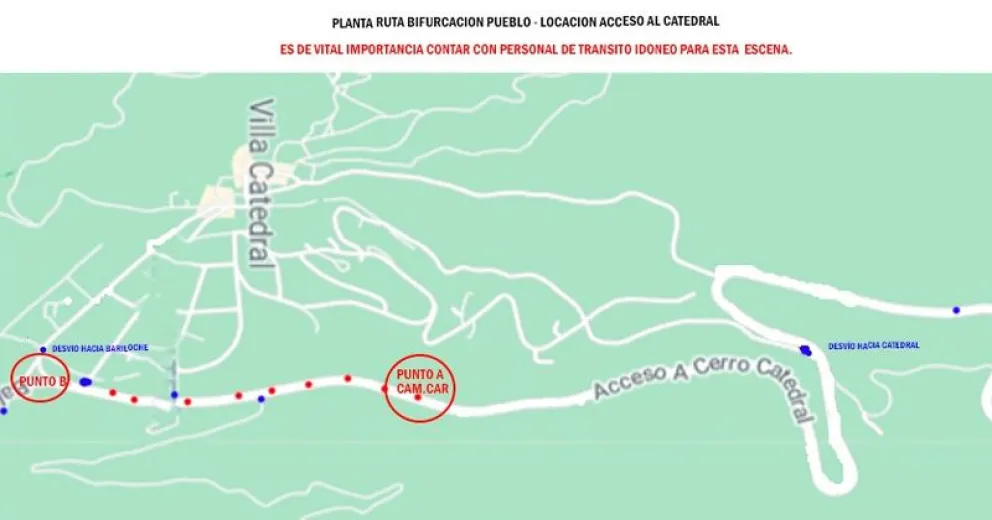 Recuerdan que mañana habrá cortes en la ruta a Catedral