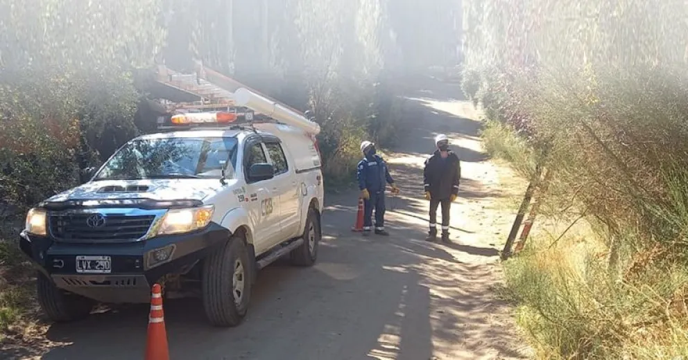 Una pala provocó el apagón