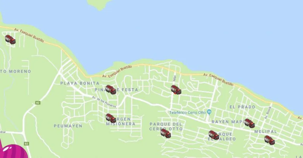 Papá Noel recorrerá los barrios en un móvil de Bomberos Melipal