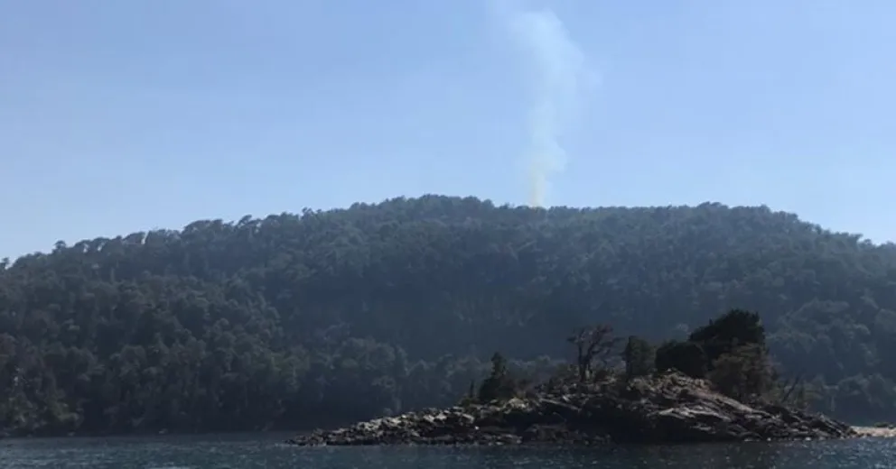 El fuego no da tregua: Brigadistas combaten un forestal en Circuito Chico
