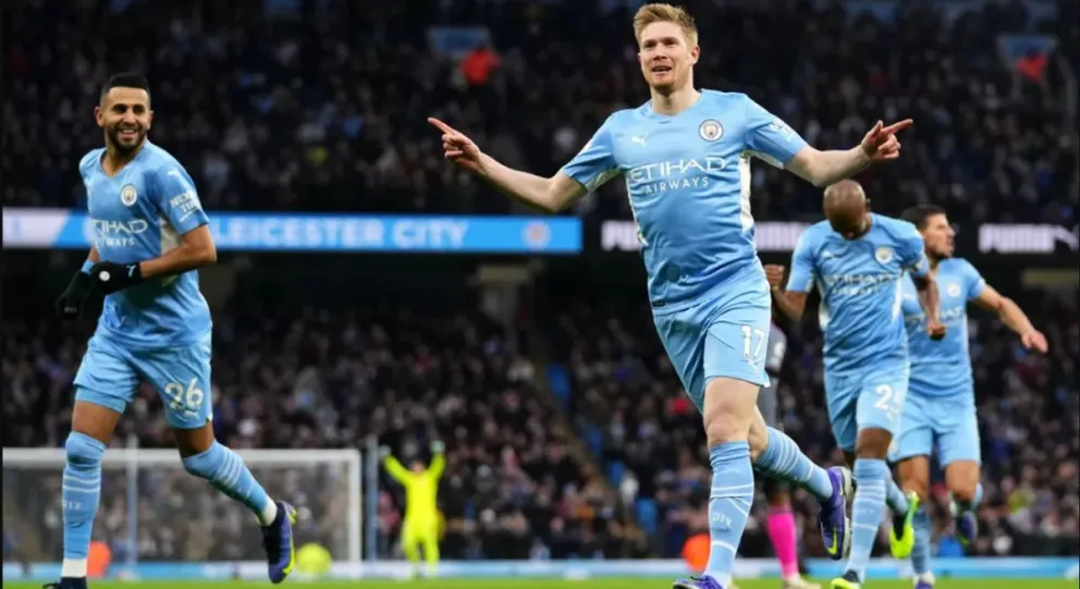 Video: Manchester City goleó al Leicester y estira la diferencia en la punta de la tabla