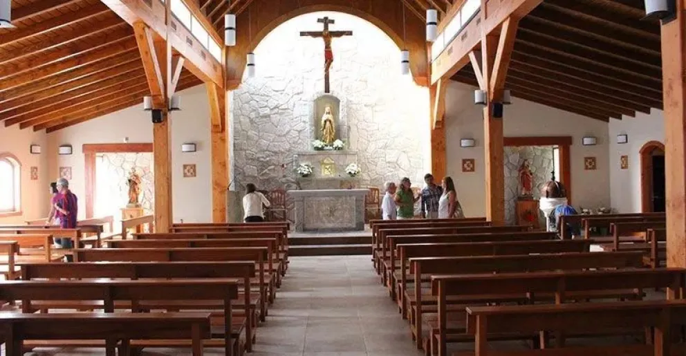 Los ladrones de la Inmaculada buscaban una caja fuerte