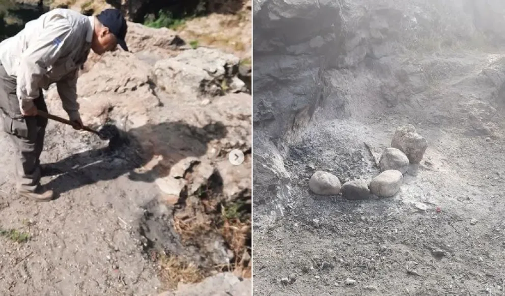 Pese a todas las advertencias... desarmaron una decena de fogones en Ñirihuau