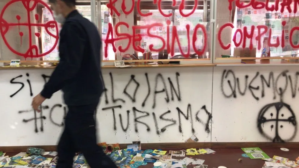 Repudian el nuevo ataque al Centro de Informes Turísticos de El Bolsón 