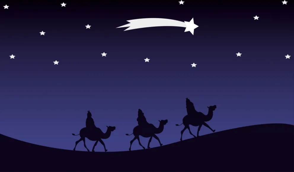 Es para darles una mano a Melchor, Gaspar y Baltasar