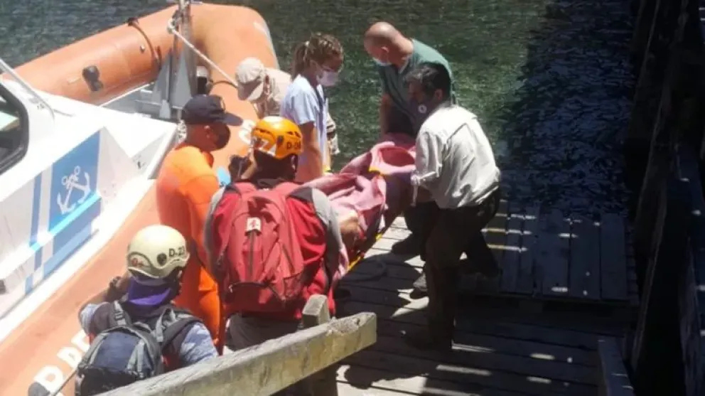 Un turista se fracturó el cráneo cuando andaba en bici y fue evacuado de urgencia