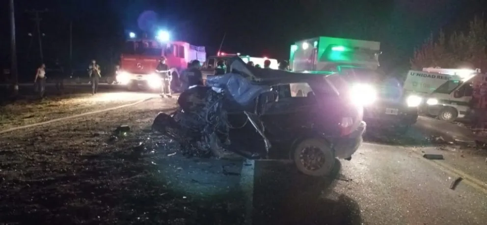 Fatal choque en Ruta 40: un joven murió y su acompañante está internada en el hospital de Bariloche