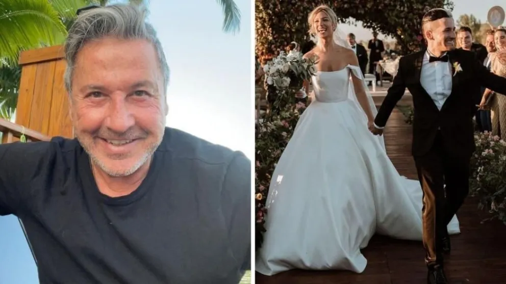 Ricardo Montaner se quebró en llanto al cantar “Bésame” en el casamiento de su hijo