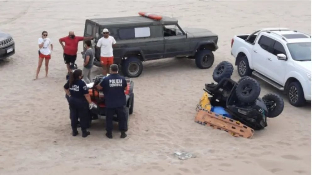 “El que hace esto es un imbécil”: el secretario de Seguridad de Pinamar se refirió a los accidentes con cuatriciclos
