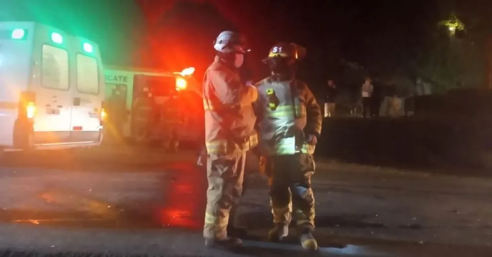 Los conductores del impactante accidente del kilómetro 16 sufrieron importantes fracturas