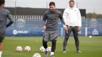 Messi volvió a entrenar a la par de sus compañeros del PSG