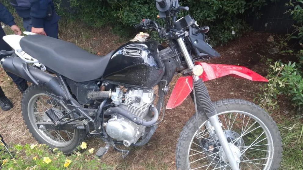 Policía recuperó una moto que habían sustraído el día anterior