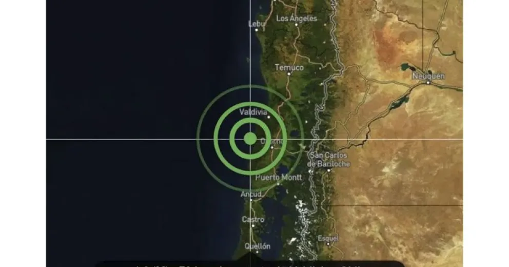 Un sismo de magnitud 4,6 se registró al noroeste de Bahía Mansa
