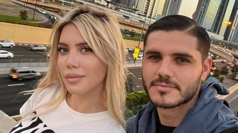 A los rumores de separación, Wanda Nara responde de una manera muy particular