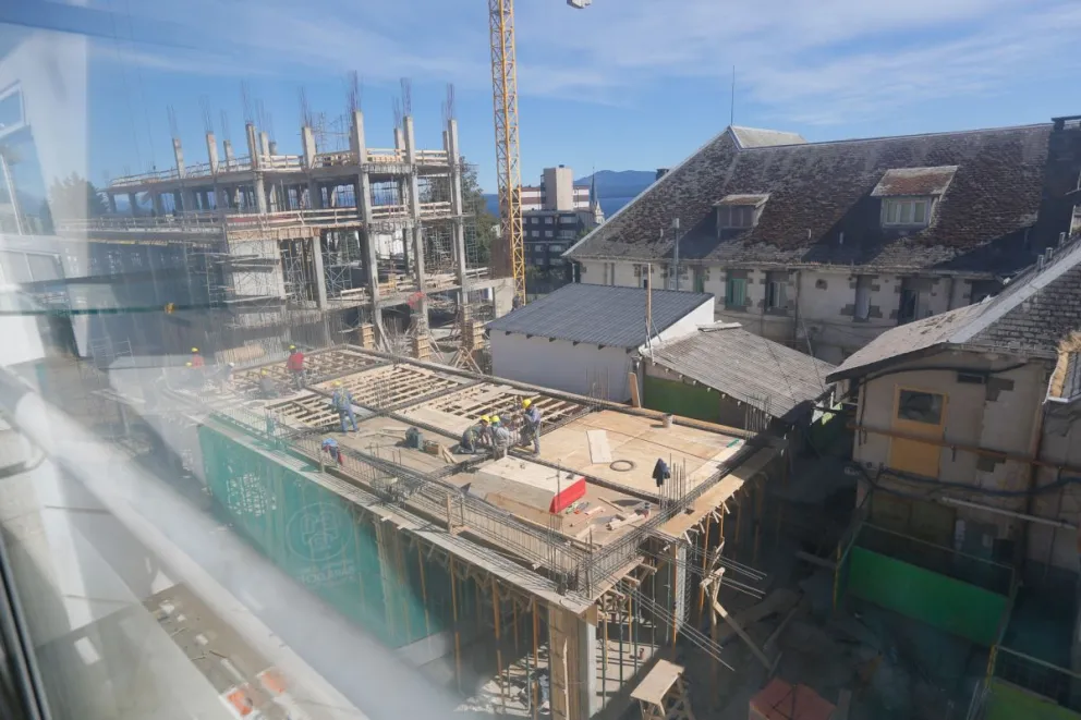 Continúan a buen ritmo las obras de ampliación del Hospital Zonal