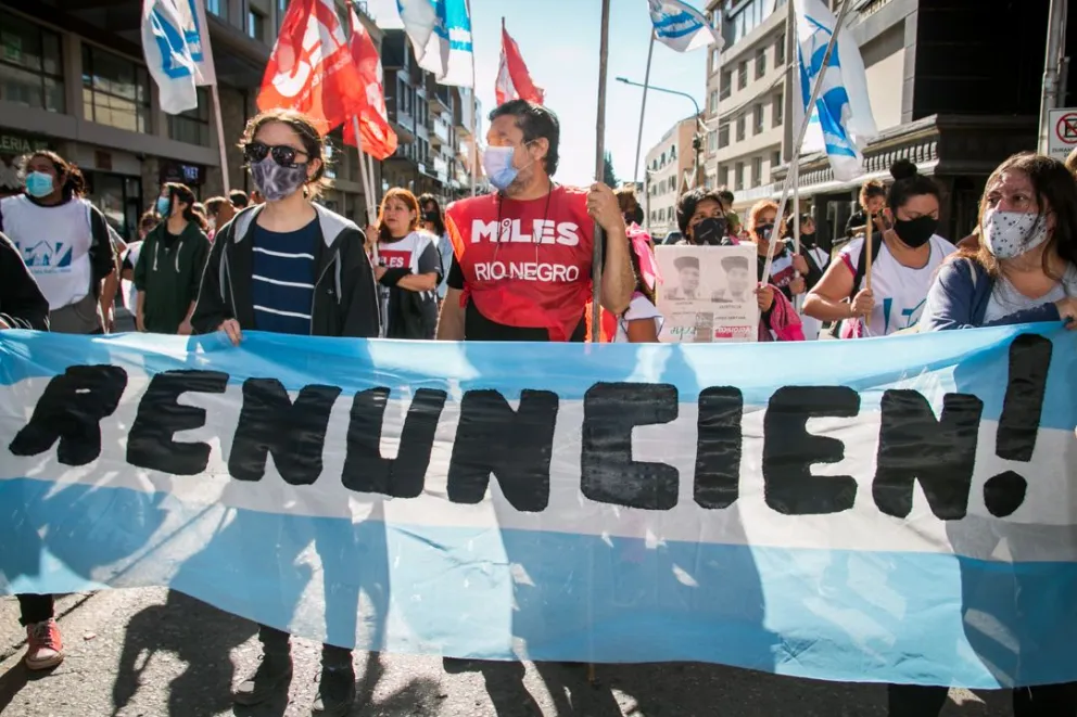 En Bariloche reclamaron alrededor de 400 personas contra la Corte Suprema
