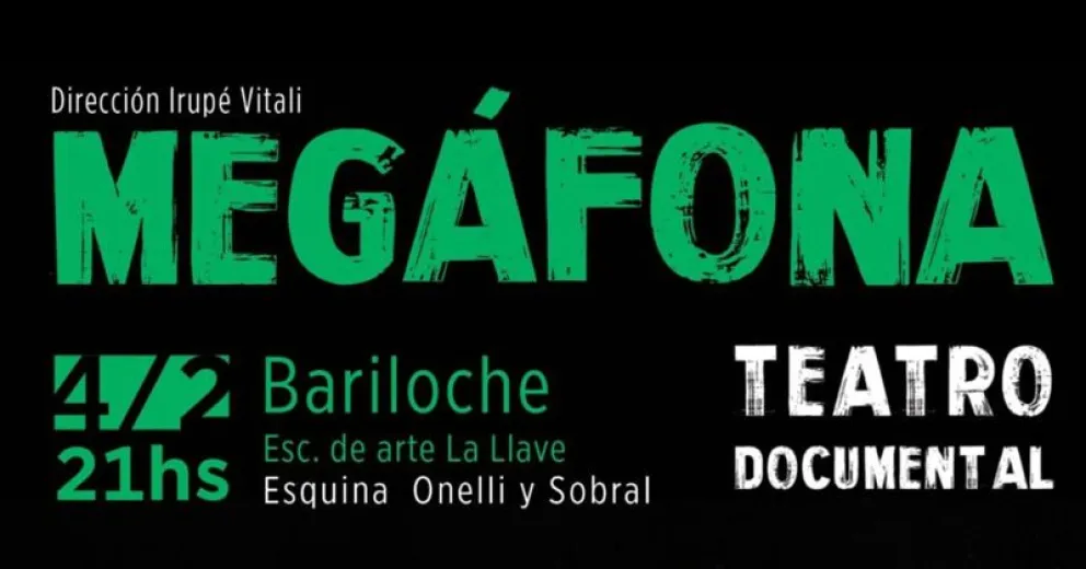 Este viernes se presenta “Megáfona” en la Escuela de Arte La Llave