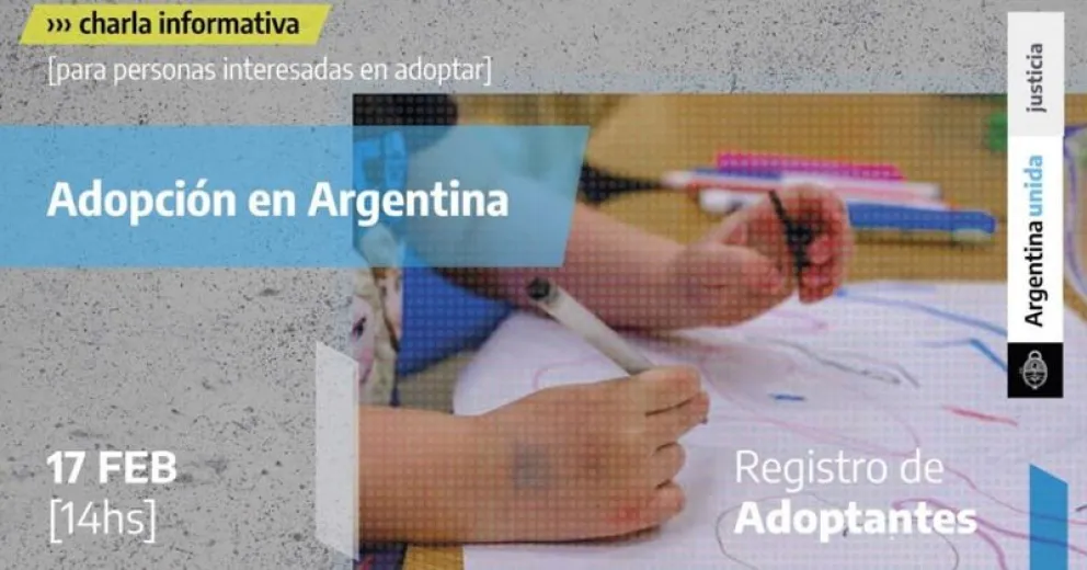 Darán una charla informativa sobre proceso de adopción de niños, niñas y adolescentes