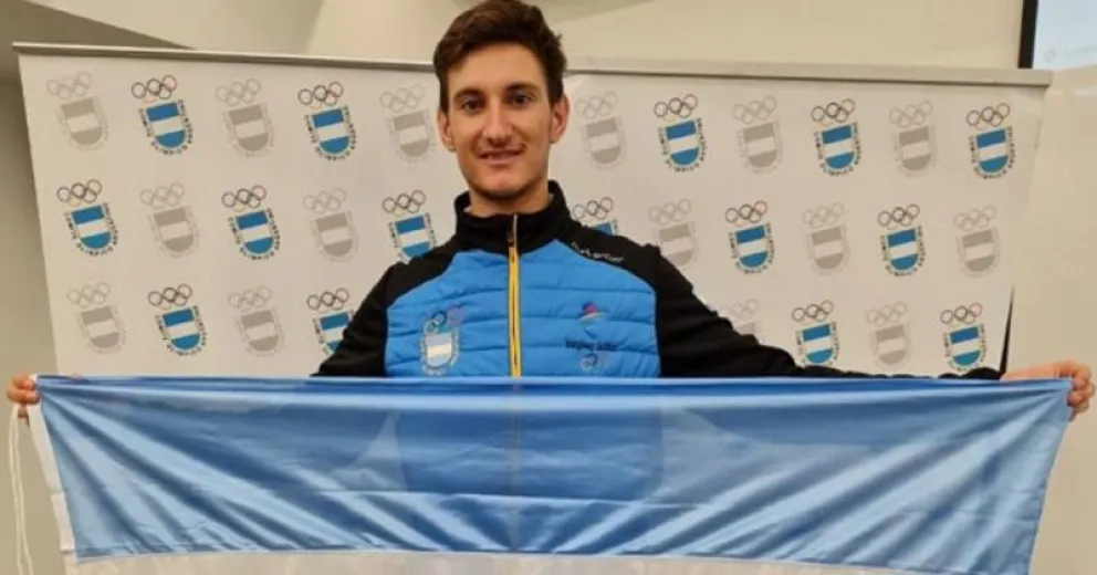 El barilochense Franco Dal Farra debutó en los Juegos Olímpicos de Invierno
