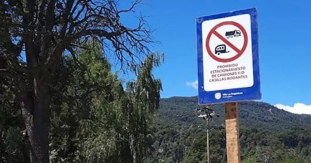 Habilitaron un estacionamiento para casillas rodantes en Villa La Angostura