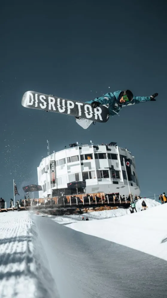 La clasificación no se dio esta vez para el snowboard, que sigue entrenando con importantes objetivos