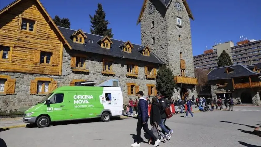 El Registro Civil Móvil recorrerá cuatro regiones de Bariloche durante una semana