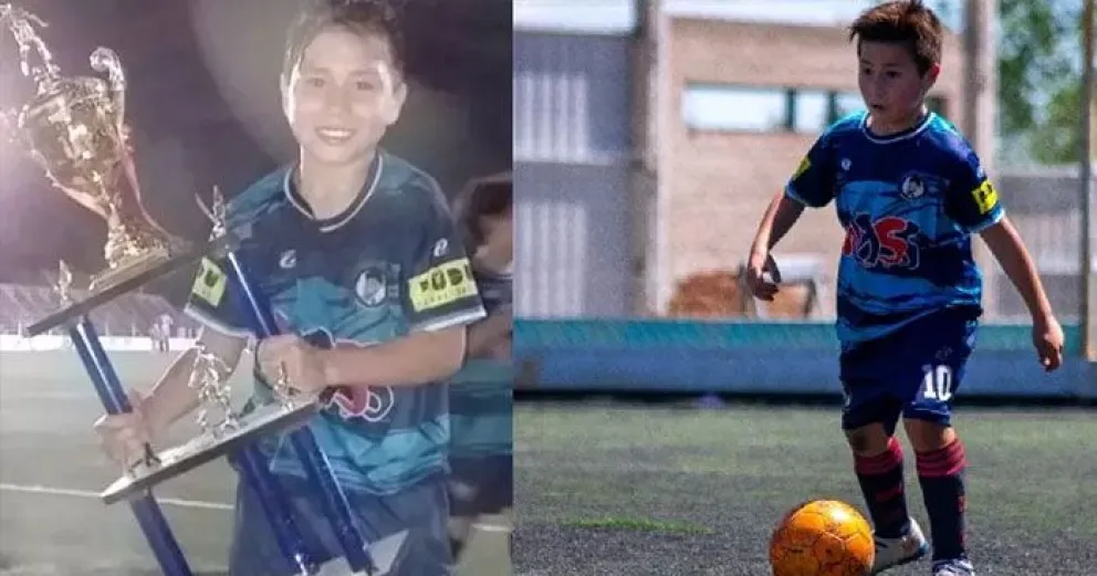 Junior, el nene roquense de 9 años, ya llegó a Buenos Aires y se probará en River